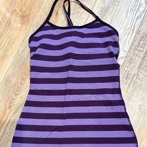 Lululemon Purple Power Y Tank Top